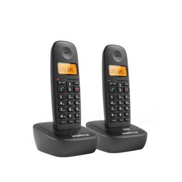 Imagem de Telefone S/ Fio C/ Identificador De Chamadas + Ramal Ts 2512 Preto 412