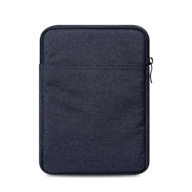Imagem de Sleeve Bolsa para Kindle de 6 polegadas 11 Geração com Forro Acolchoado e Zíper (Azul Escuro)