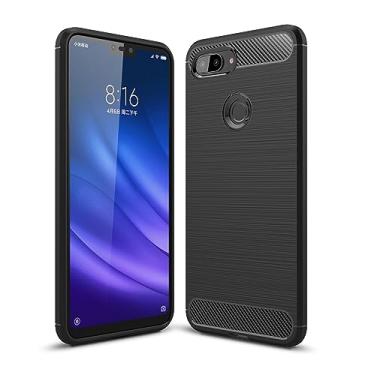 Imagem de Capa para Xiaomi Mi 8 Lite 6.26 Polegadas TPU Emborrachada (Preto)