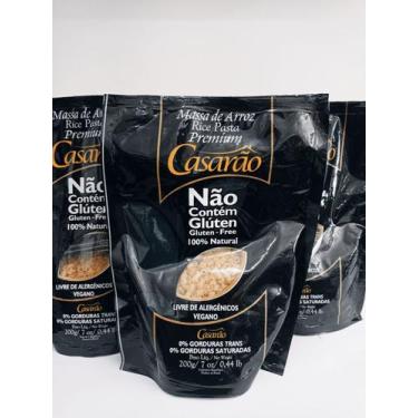 Imagem de Kit c/3 Macarrão sem glúten Casarão PACOTES 250 GRS 
