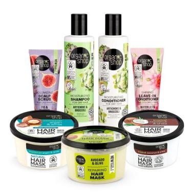 Imagem de Kit Cronograma Capilar Supremo base Hidratação Organic Shop