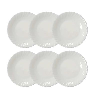 Imagem de Jogo de Pratos de Vidro  Feston Sobremesa 6 pcs - Ruvolo