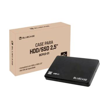 Imagem de Case para HD SATA 2.5 Bluecase - USB 3.0 - BCPU3-01