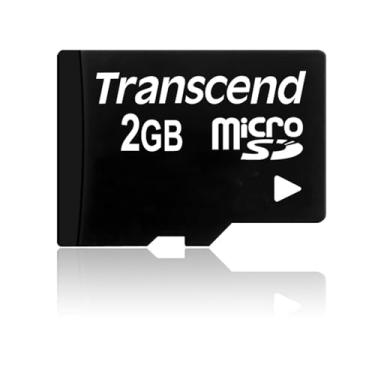 Imagem de Transcend Cartão de memória microSD 2 GB (sem adaptador SD) TS2GUSDC