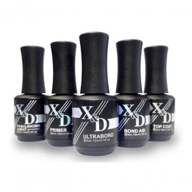 Imagem de Kit Top Coat+ Ph + Primer X&d Preparadores Para Unhas De Gel
