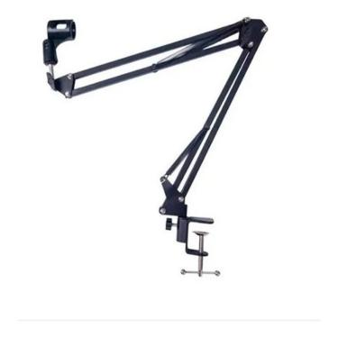 Imagem de Braço Suporte Pedestal De Mesa Articulado Para Microfones