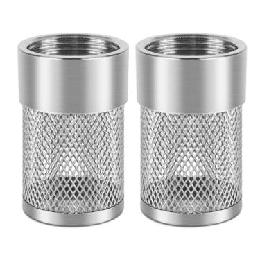 Imagem de Filtro de mangueira de jardim - filtro de malha de sucção de entrada de 25 mm compatível com filtro de água de mangueira de bomba Livewell para irrigação de jardim de alta pressão, arruela - pacote