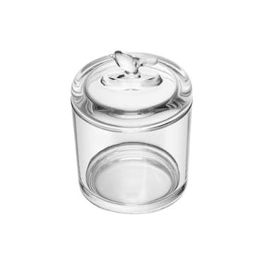 Imagem de Pote de Cristal Ecológico Wolff 10,5x10,5x14,5cm Bird com Tampa em Alto-Relevo