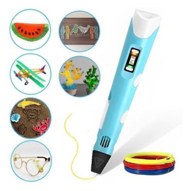Imagem de Caneta 3D Portátil Com Cabo Usb Para Carregamento - Canetas E Cia