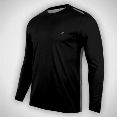 Imagem de Camisa Esportiva Masculina Proteção UV Manga Longa Dry Fit - Dsportivo