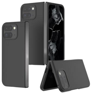 Imagem de LTLMYDAM Capa elegante para Google Pixel 10 Pro Fold, capa fina minimalista, antiderrapante, capa de proteção contra impactos, preta, 10 Pro Fold