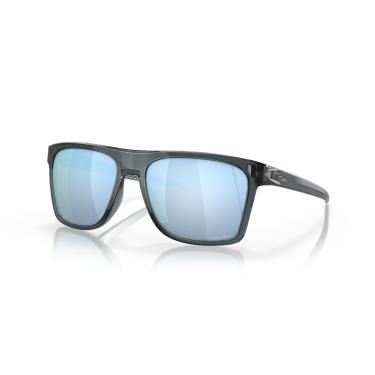 Imagem de Óculos de Sol Oakley Polarizado Leffingwell 0OO9100 910005 Tam 57 / Preto - Lentes Prizm Deep Water Polar