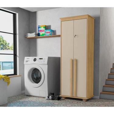 Imagem de Armário Multiuso México 2 Portas Cinamomo/off-white