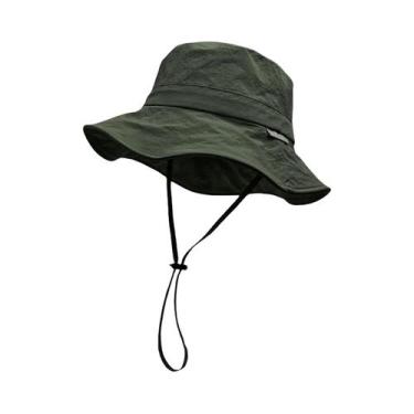 Imagem de Chapéu De Sol Masculino E Feminino Com Aba Larga, anti-UV, Cor Sólida,