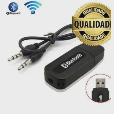 Imagem de Adaptador Receptor Bluetooth Aux P2 Musica Para CARRO Cabo P2 - ITBLUE