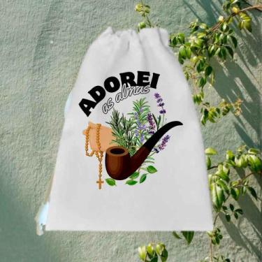 Imagem de Mochila Porta Guia Preto Velho - Umbanda Candomblé - Lojas Áurea