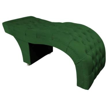 Imagem de Maca para estética de luxo Opala Veludo Azul Marinho 60 cm - IN-9 Deco