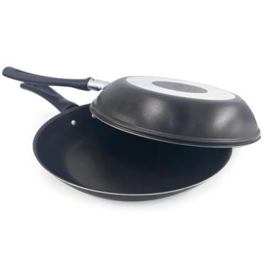 Imagem de Omeleteira Nº 18 - Batatas Rosti - Omeletes - Super Prática Preta - Do