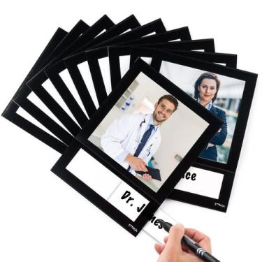 Imagem de Porta-retratos magnético STTMGN, 10 pacotes de 10 x 10 cm com etiqueta