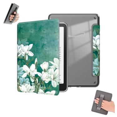 Imagem de GUKSRASO Capa para Kindle Paperwhite 12ª Geração (7", 2024) / Colorsoft Signature Edition - Capa Traseira de Acrílico Transparente, Alça de Mão