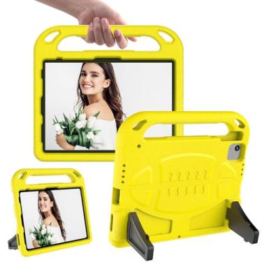 Imagem de YWYNI Capa infantil para iPad Pro de 11 polegadas (modelo 2024/2022/2021/2020/2018), iPad Air 5/4 (10,9 polegadas) durável à prova de choque com suporte para iPad de 11 e tablets de 11 polegadas -