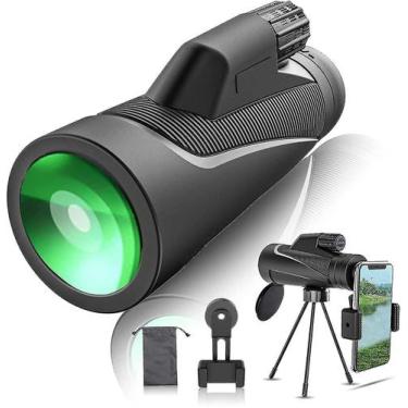 Imagem de Binóculos monocular 12x42 hd monocular com suporte de telefone celular