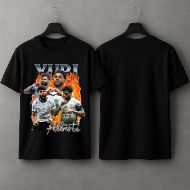 Imagem de Camiseta Manto do Timão 100% Algodão Premium Macia Yuri Alberto Memphi
