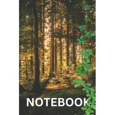 Imagem de Forest Notebook (Composition Book, Journal) (6x9) inches 100 Lined Pages: Forest-themed Notepad