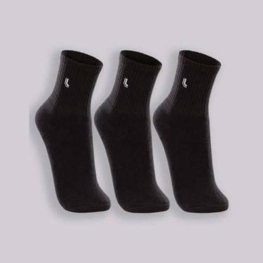 Imagem de Kit Meia Lupo 3 Pares Adulto - Unissex, 0901, Sortida, 37/40