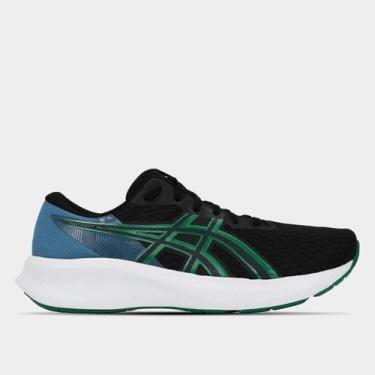 Imagem de Tênis Asics Patriot 14 Masculino, Preto, Verde, 39