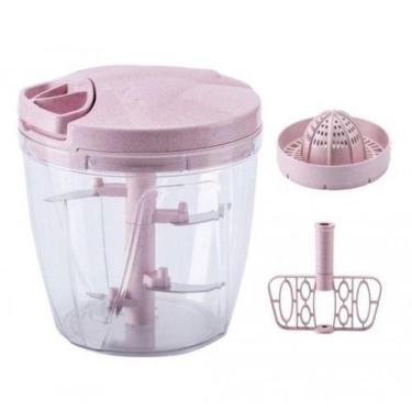 Imagem de Processador De Alimentos Manual 3X1 Magic Mixer - Rosa Gh405 - Globalm