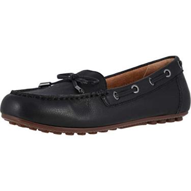 Imagem de Mocassim feminino Vionic Honor Virginia – Mocassim feminino com suporte de arco ortopédico oculto, Couro preto, 8
