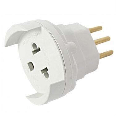 Imagem de Adaptador para Tomada Bipolar 2P+T 10A 250 Volts - 2161 - FAME