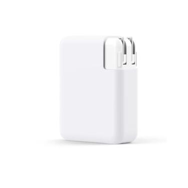 Imagem de YSCLBAHUKE Capa adaptador de energia de silicone macio de 140 W - compatível com MacBook Pro 16 polegadas 2024-2021 (M4 M3 M2 M1 Chip, A3186 A3403 A2991 A2780 A2485) - Acessórios de carregador, branco