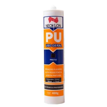 Imagem de Neoklon PU Adesivo Preto 400g - Versatilidade em Vedação e Colagem de 