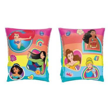 Imagem de Boia de Braço Inflável Infantil Princesas até 27kg Mor
