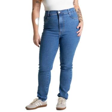 Imagem de Calça Jeans Sawary Plus Size - 280945 - Azul 46, Azul, 46