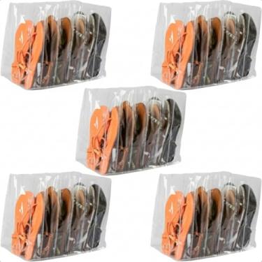 Imagem de Kit 5 Colmeia Organizadora Sapato Rasteirinha Sandália Chinelo Toalha 6 Nichos 21x30x40