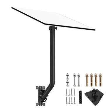 Imagem de Suporte de parede longo Starlink Gen 3, ajustável 360 graus para melhor sinal, kit de montagem Burbifro Starlink para Starlink Internet Kit Satélite, compatível com Starlink Standard Gen 3 Dish,