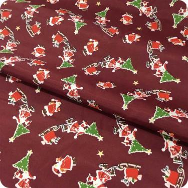 Imagem de 5m Tecido Estampas Natalinas Mesa Natal Leve Decoração - Sassarico