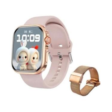 Imagem de Smartwatch Unissex À Prova d'Água 3ATM S10 Max Série 2025 Monitor De F