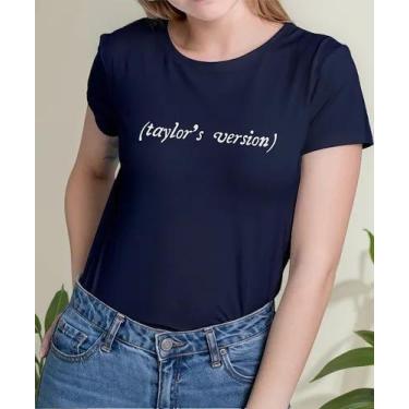 Imagem de Camiseta Camisa Algodão Feminina Masculina Adulto Taylo r Swi ft  Tayl