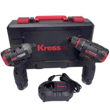 Imagem de Parafusadeira de Impacto 3/8 POL 40nm e Chave de Impacto 1/4 POL com 2