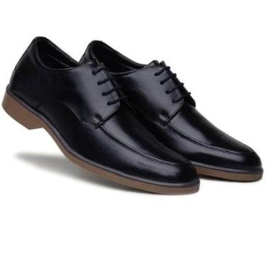 Imagem de Sapato Casual Oxford Sport Fino Confortavel Masculino Preto-Masculino