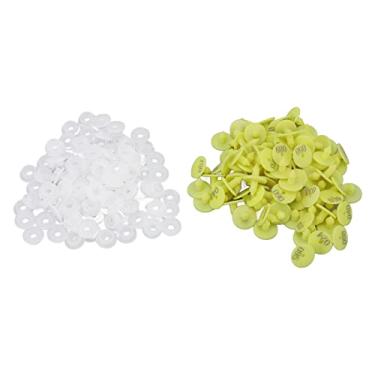 Imagem de Generic Etiqueta de Orelha de Gado, Etiqueta de Orelha de Coelho Universal Fadeless 100PCS para Zoológico