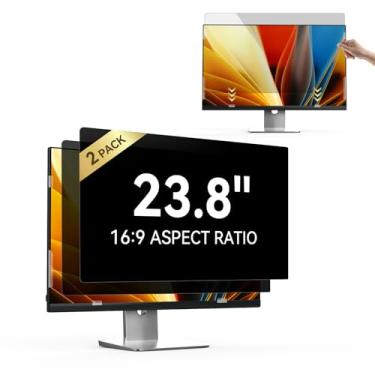 Imagem de Tela de privacidade para laptop de 23,8 polegadas, protetor de tela removível com filtro de aspecto 16:9 para laptop de 23,8 polegadas, antiespiamento