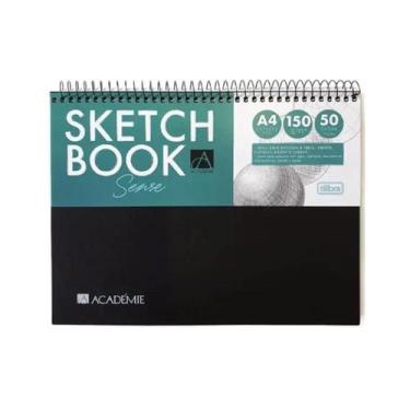 Imagem de Caderno Sketchbook Espiral Capa Plástica A4 Académie Sense Tilibra