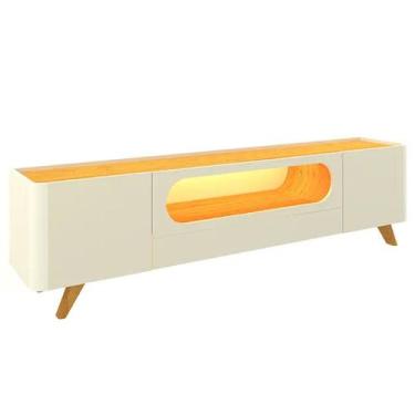 Imagem de Rack Nobre para TV Até 75 Polegadas 2,10 MGelius, Off White Naturale