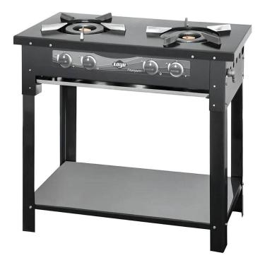 Imagem de Fogão Titanyum Industrial 2 Bocas Cinza Escuro LAYR