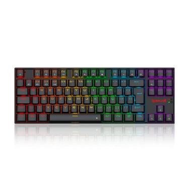 Imagem de Teclado Redragon Kumara Elite Rgb Sem Fio Switch Brown Preto